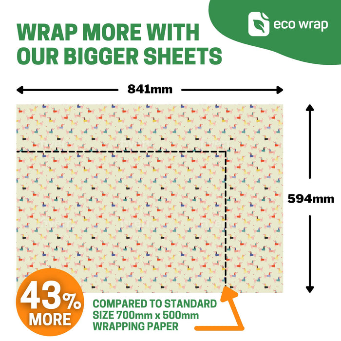 Dachshund Eco Friendly Wrapping Paper Sheet