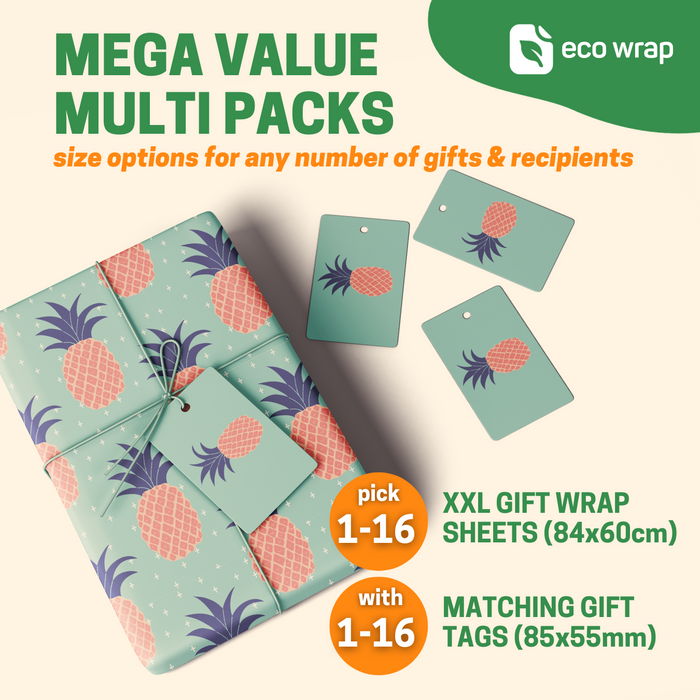 Pineapple Eco Friendly Wrapping Paper Sheet