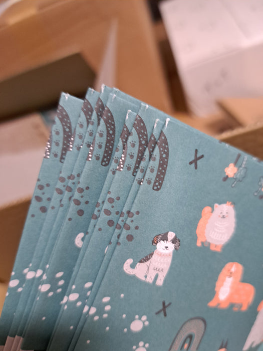 OUTLET SECONDS: Dog Wrapping Paper Sheet
