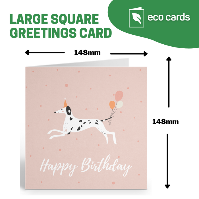 Dalmatian Dog Birthday Card