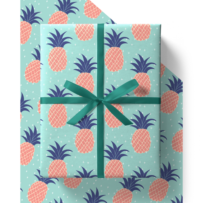 Pineapple Eco Friendly Wrapping Paper Sheet